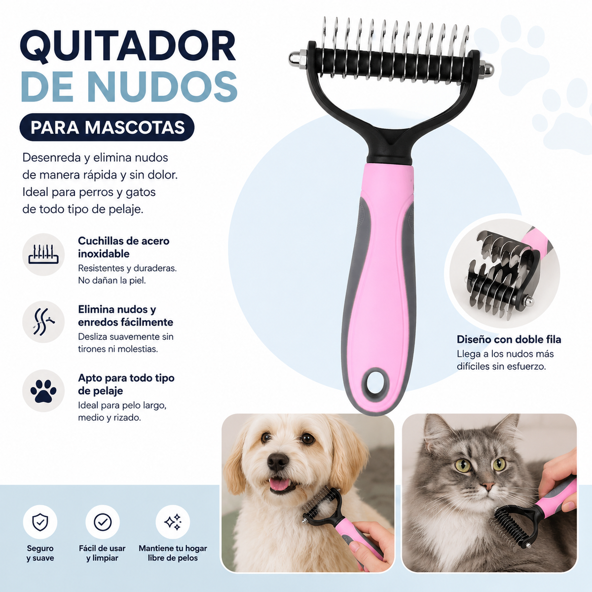 quitador de nudos