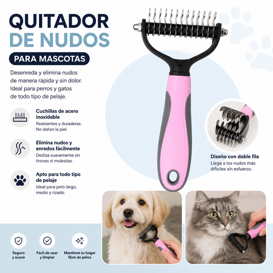 Kit Completo para Eliminar Pelos y Nudos de tu Mascota 🐾